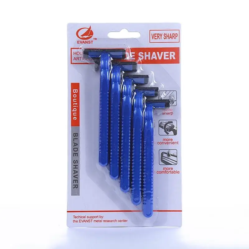 5pc Suit Men's Razor Vintage Single Monolayer Shaver Touring Hotel Supplies