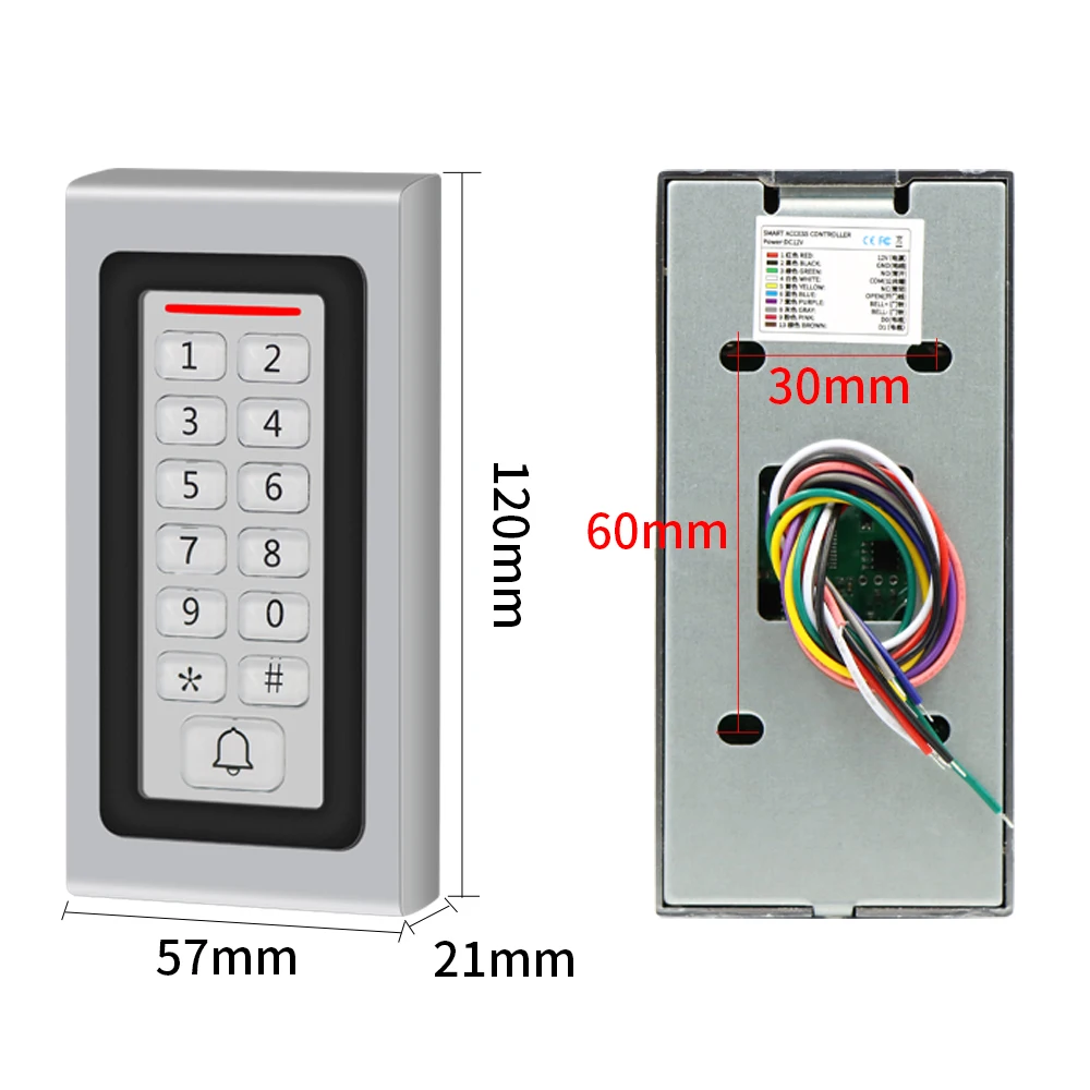 RFID Access Control System Keypad security protection Electronic Gate Opener Home Digital  for Eletric Magnetic Smart Door Locks