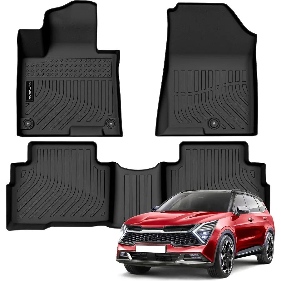 

All Weather Floor Mats for Kia Sportage Hybrid 20232026 TPE Rubber Liners with Odorless Material All Season Protection Durable