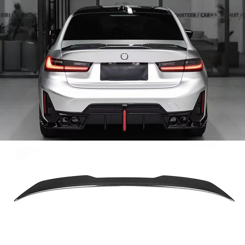 

PRO Style Dry Carbon Fiber Rear Spoiler for G80 M3 2021+ G20 3 Series 330i 340i Real Carbon Fiber Rear Trunk Wing Spoiler