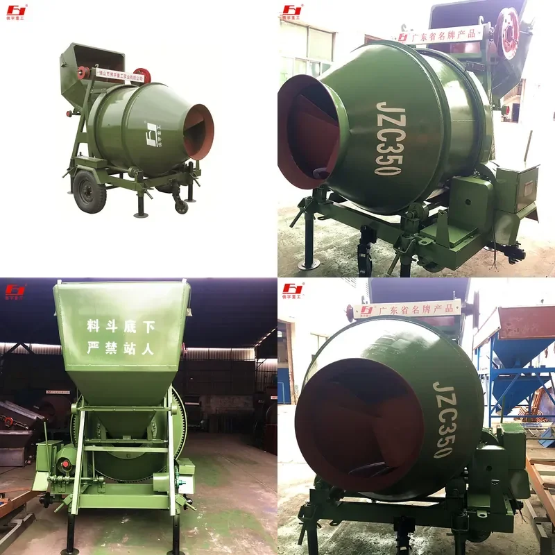 for JZC350 cement concrete mixer simplifies manufacturing and maintenance of core motor and pump components