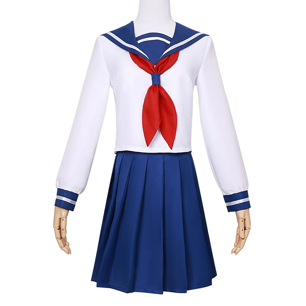 New 2024 Night Sakura Six Beauties Cosplay School orm Anime Bird Battle Costume Jumpsuit Props for Fans And Playmates