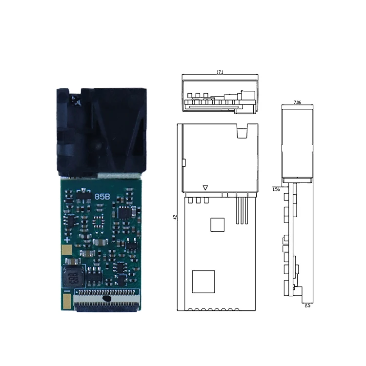 UART Lase Range Finder Module 10m Power Energy Laser Measurement Sensor For Coal Mine