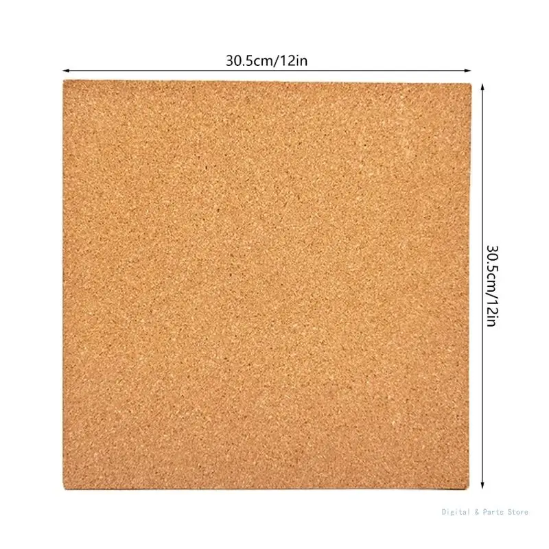 M17F 12"x12" Self Adhesive Corkboards for Office Decorations Display