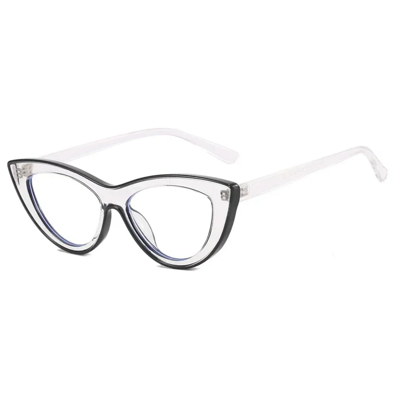 

Stylish Cat Eye Glasses Women Men Transparent Eyewear Brand Designer Cute Clear Eyeglasses Fashion Optical Frame Oculos