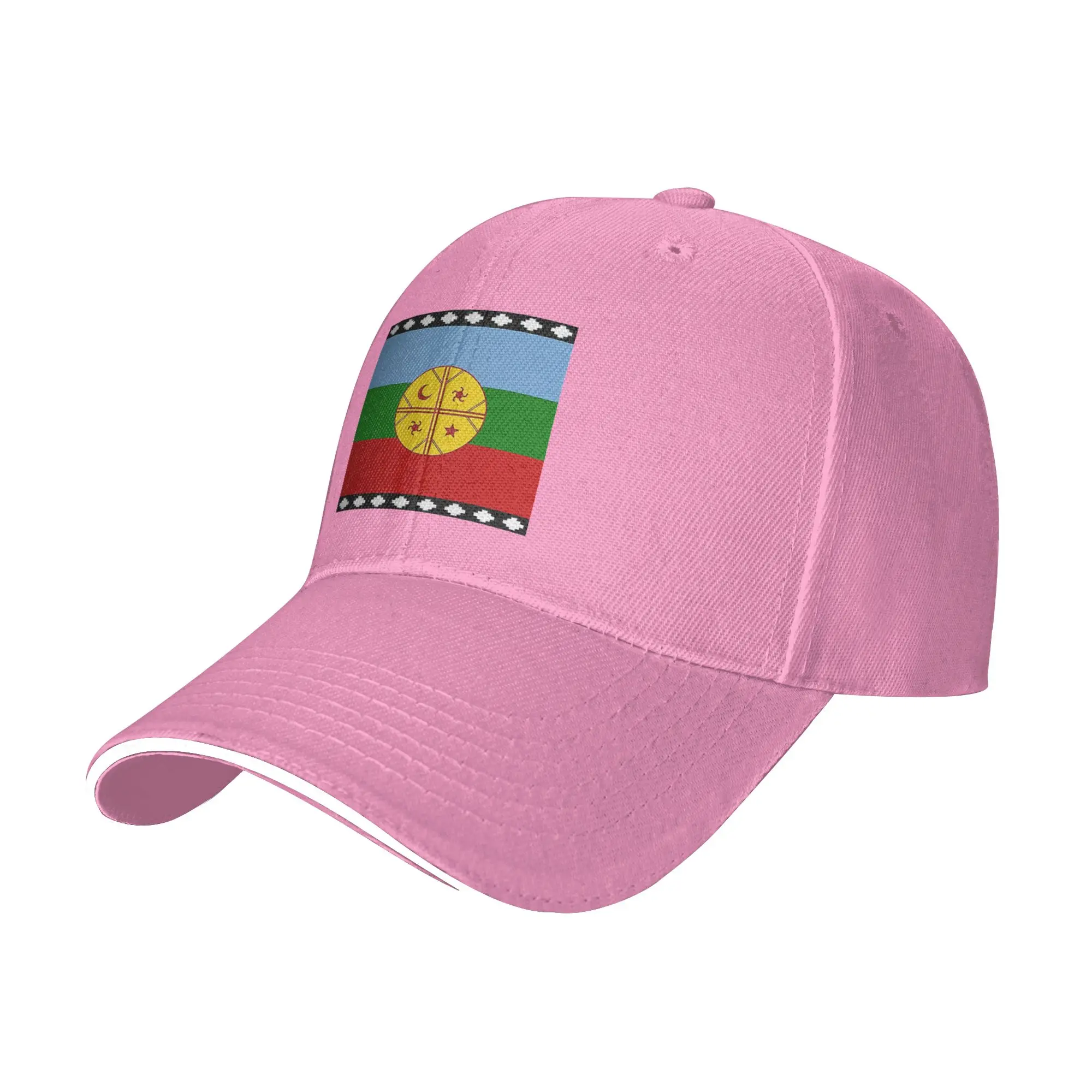 Flag of the Mapuches Bandera Mapuche Cap Baseball Caps Adjustable Hat Hip Hop Summer Unisex Baseball Hats Customizable