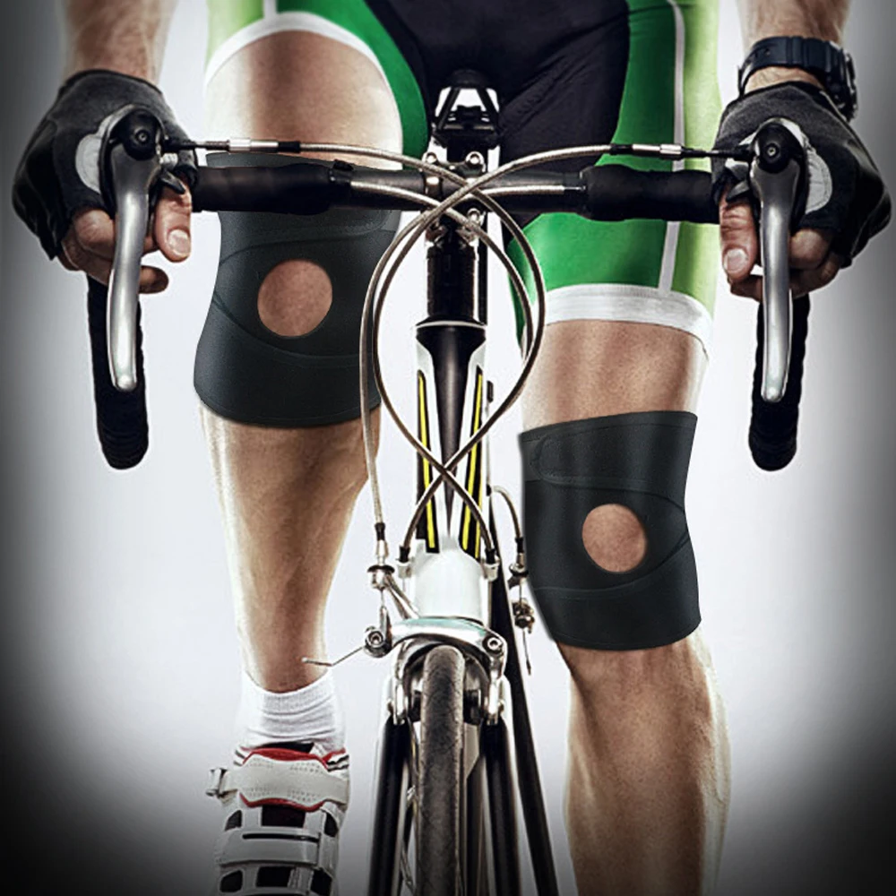 1PCS Knee Brace for Men Women Knee Pain Relief,Running,Meniscus Tear - Adjustable One Size Patellar Stabilizing Knee Brace