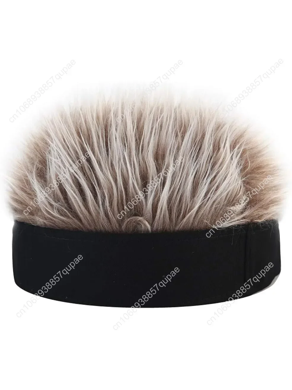 YEKEYI Novelty Hair Visor Cap Adjustable Baseball Hat Wig Spiked Hairs Unisex Cycling Bike Bicycle Cap Fake Hair Wig Visor