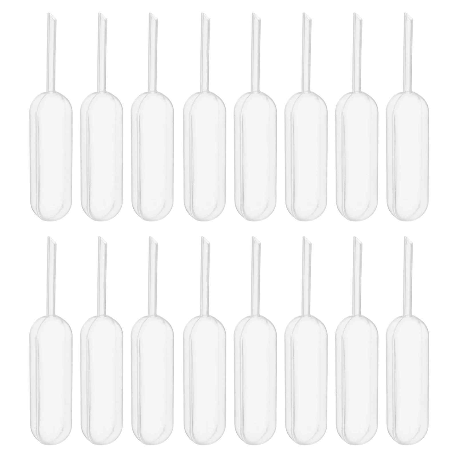 

100pcs 4ml Transparent Sampling Tubes Long Shape Plastic Dropper Pipettes Lab Experiment Test Tube Liquid Transfer Storage