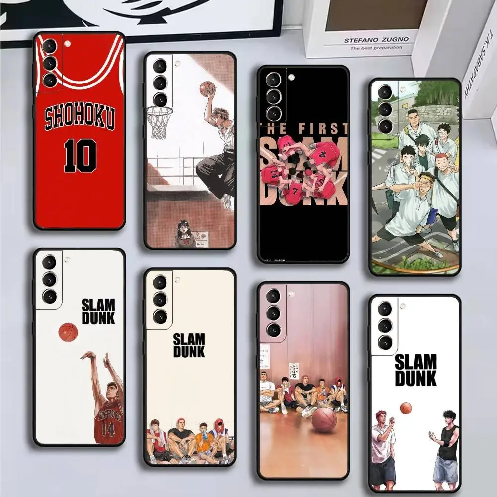 

S-Slam Dunk Phone Case For Samsung GalaxyA13,21s,22,31,32,52,53,71,72,73,Soft Black Shell