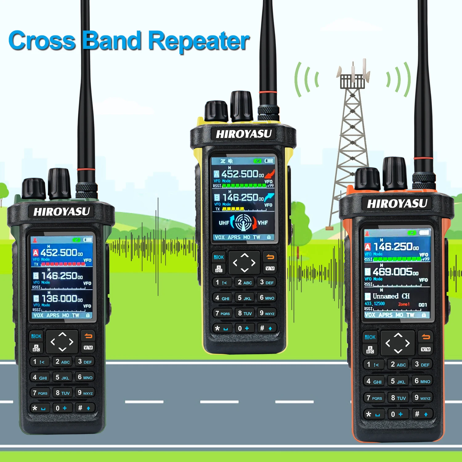 FM/AM/SSB 10W 블루투스 프로그램 GPS 단파 다중 밴드 DTMF 스크램블러 FM 아마추어 햄 무전기 히로야스 HI-UV850Pro