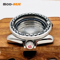 42mm SKX007 Watch Case Fit for NH34 NH35 NH36 4R Movement Sapphire crystal glass For SKX007 SRPD Diving Men Watch Cases