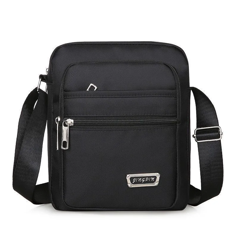 Geschäftsreise Herren-Umhängetasche Wasserdichte und Verschleißfeste Schultertasche Multifunktionaler Kleingeld-Rucksack – Detail 4