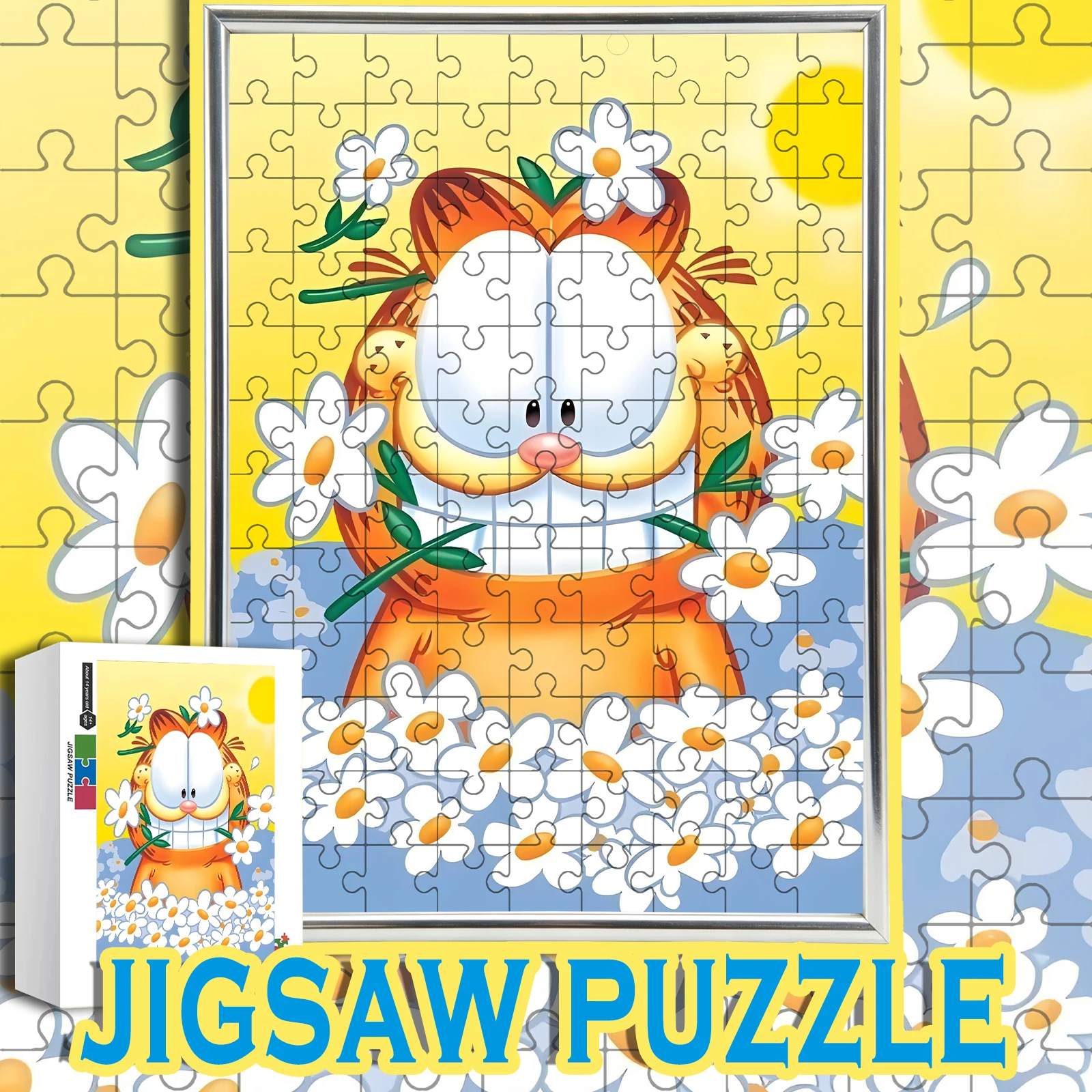 

Милый целительный пазл с Гарфилдом для солнечных дней, 108/200/300/500/1000 деталей, для детей