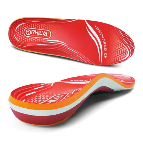 Plantilla deportiva ortopédica para fascitis Plantar, pie plano, soporte para arco alto, zapatillas ortopédicas para hombres y mujeres, suela de zapato