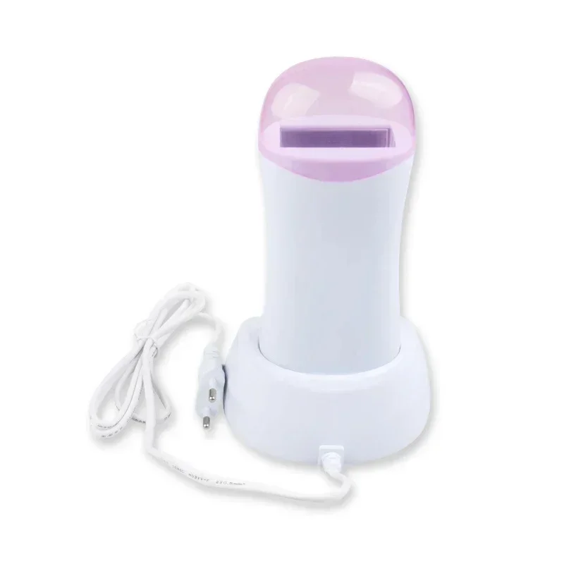 Electric Roll On Wax Heater Epilator Cartridge Wax Roller Waxing Refillable Depilatory Hair Removal Wax-melt Machine with Base