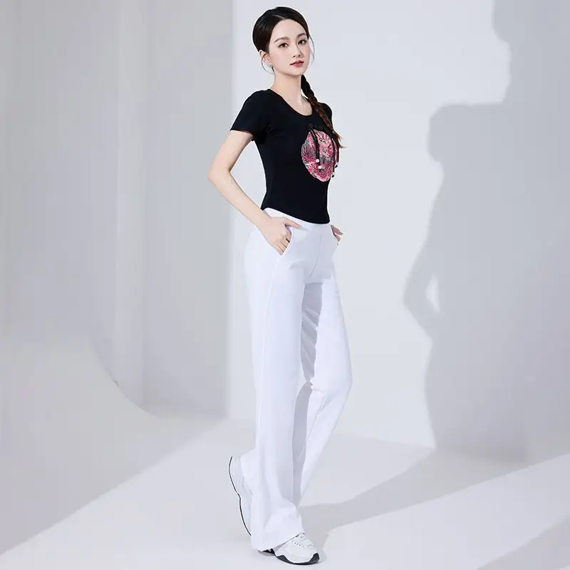 

Wide Leg Women's Pants Two Piece Set Outfit Tailor Co Ord Y2k Streetwear Korean Style Casual Elegant Promotion Ladies Trouser