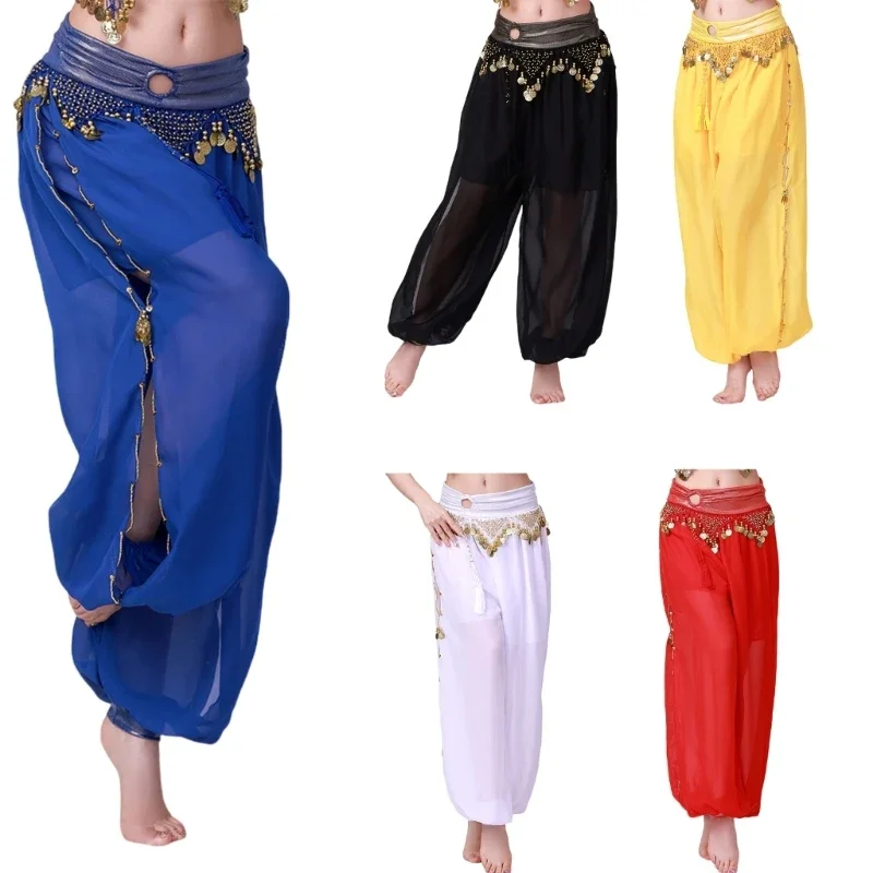 Belly Dance Costume Harems Pants Halloween Costume Accessory for Womens