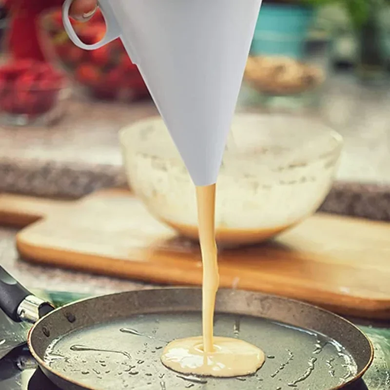 Hand-held Batter Funnel Chocolate Pancake Cupcake Tools Cookie Mold Cream Pastry Liquid Baking Dispenser Adjustable Tools Baking - Image 5