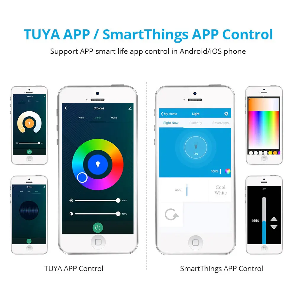 Zemismart Zigbee Smart LED Decke Licht RGBCW Dimmbare Downlight Tuya SmartThings App Alexa Google Home Sprach Dekorative Lampe