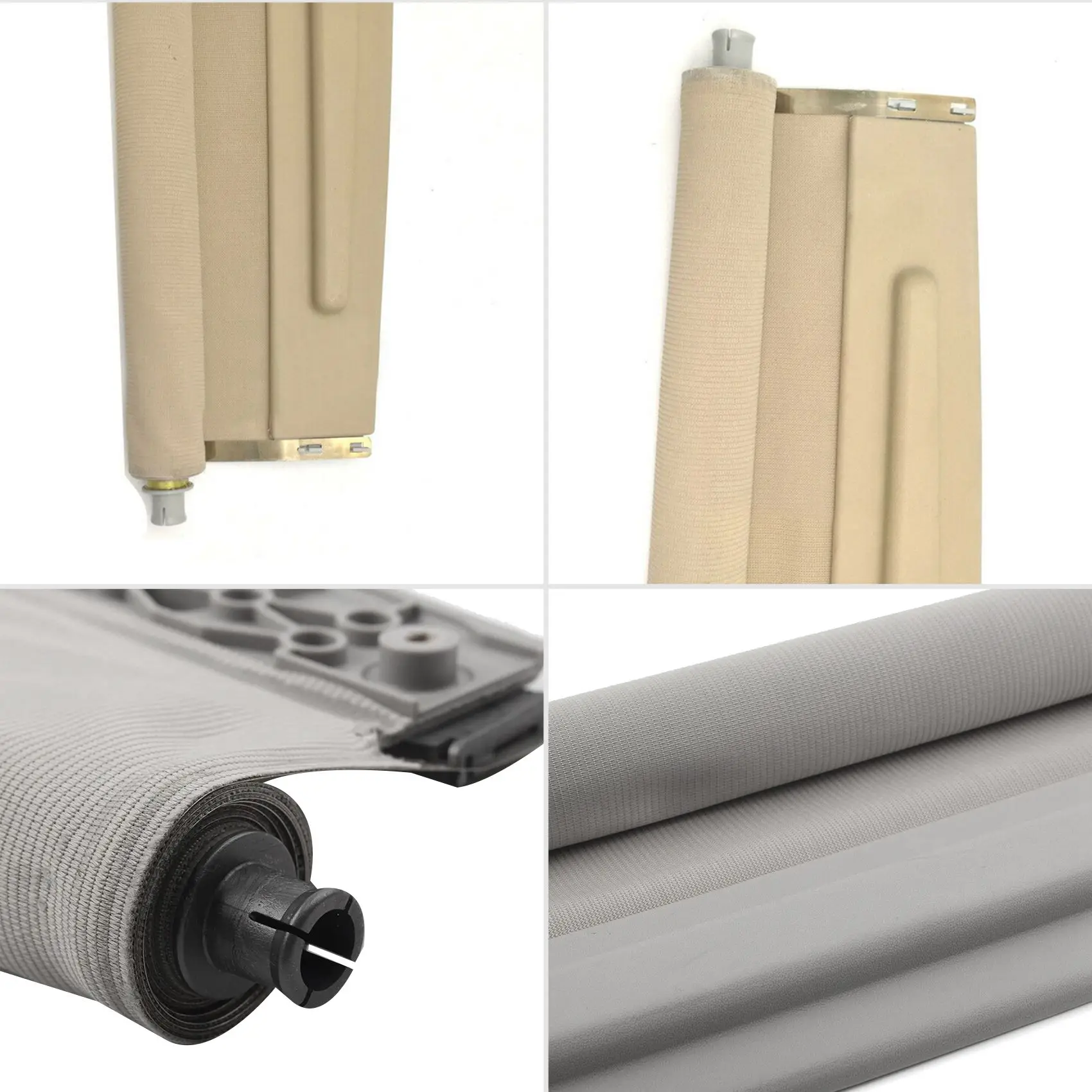 #30A Car Sunroof Roller Shutter,22859425 Car Sunroof Sunshade Skylight Curtains Assembly Gray (Gray)