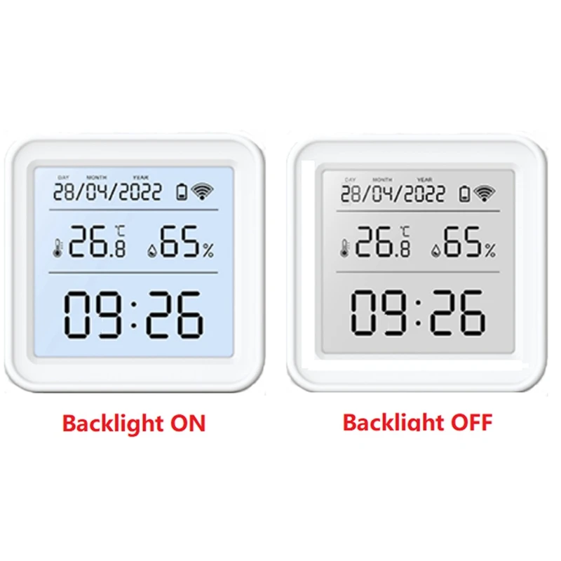 Tuya واي فاي استشعار درجة الحرارة والرطوبة ، الرطوبة في الأماكن المغلقة ، كاشف الحرارة ، الحياة الذكية ، جهاز التحكم عن بعد ، 2X