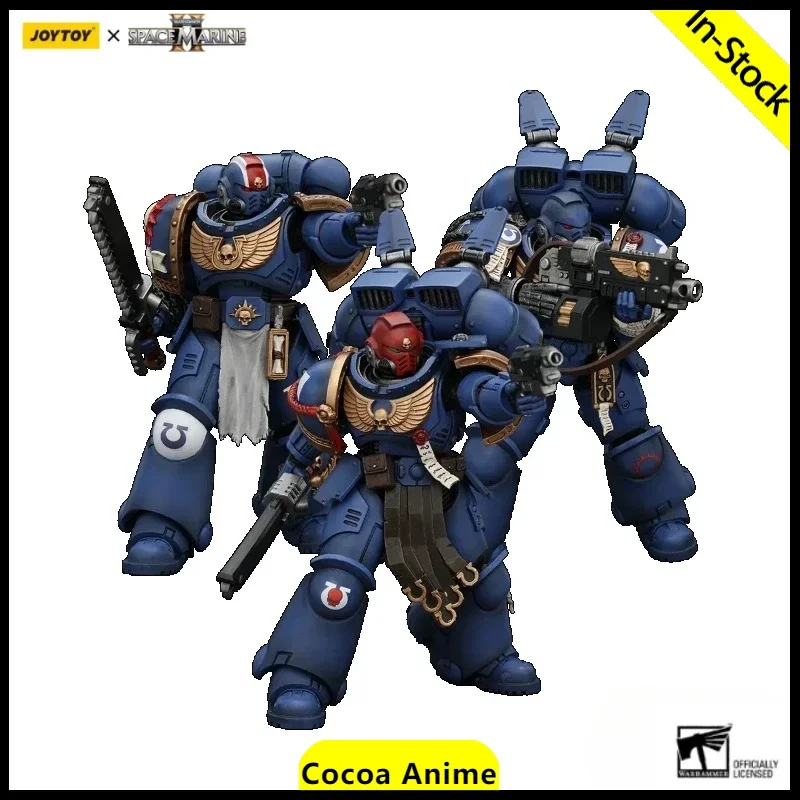 【In stock】JOYTOY Warhammer 40K 1/18 Ultramarines Lieutenant Titus Gadriel Chairon Anime Action Figures Model Toys Collection