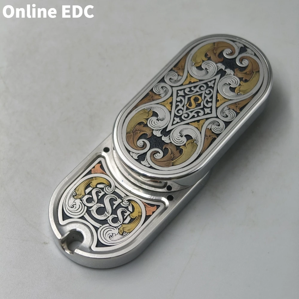 

Used EDC Toys SSS EDC Plan-X Fidget Slider Rotates Left And Right 360° Fidget Toys For Adults Anxiety Relief Gadgets