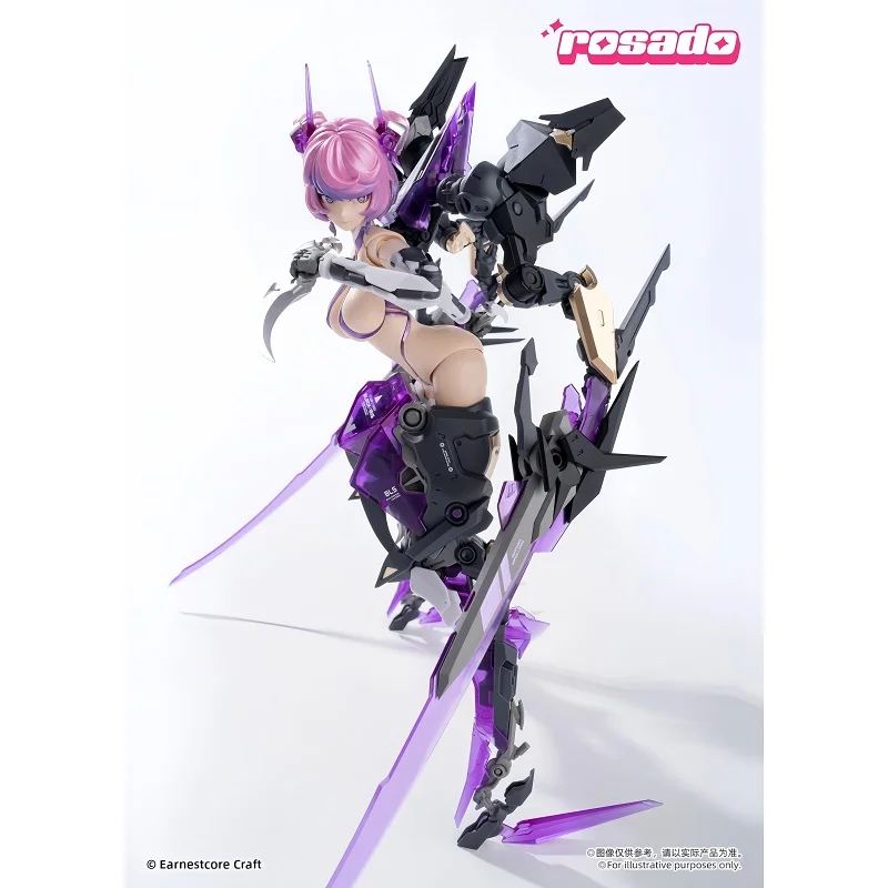 【재고 있음】 Earnestcore Craft Robot Build Rosado Ecrs-02 Starflower Black Iris 1/10 액션 모델 피규어