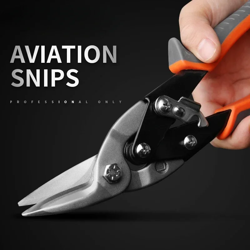 Aviation Scissor Tin Snips Metal Sheet Cutting Snip Cutter Multi-directional Scissors Industrial Professional Hand Tool