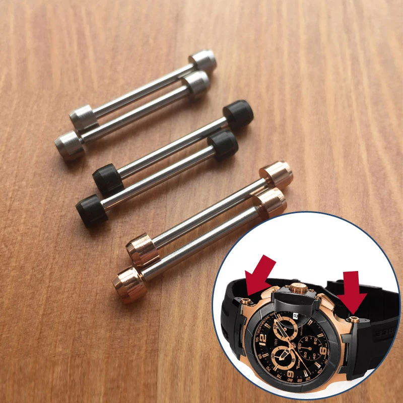 28mm Inner Hexagon Watch Screw Tube Rod Spring Bar Screw-In Watch Lug Stem Link Kit forTS Tissot T race T-sport T048 Watc