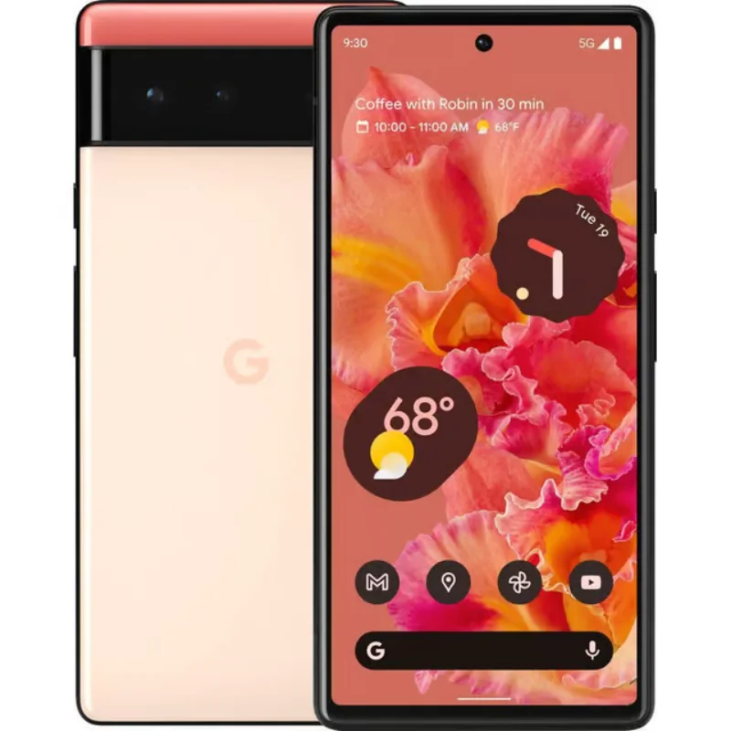 Original Unlocked Google Pixel 6 5G 6.4