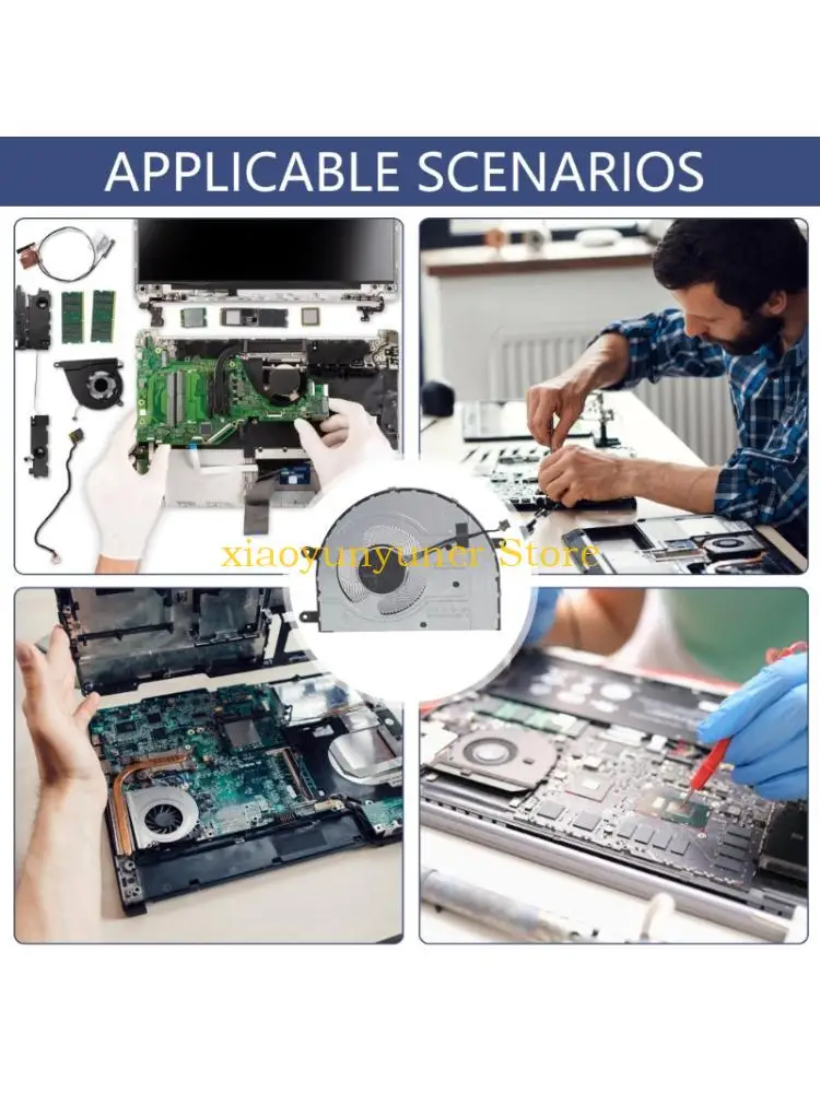 

P9JB Сменный вентилятор охлаждения процессора Охлаждающий металлический вентилятор для ноутбука для 14IAU7