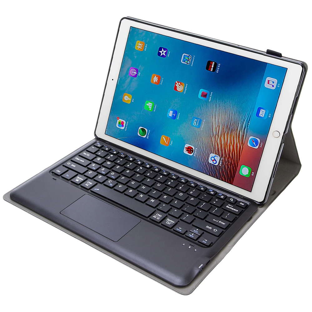 

A129-A For iPad Pro 12.9 inch 2015 / 2021 Adjustable Stand Tablet Case Detachable Bluetooth-compatible Keyboard Tablet Protectiv
