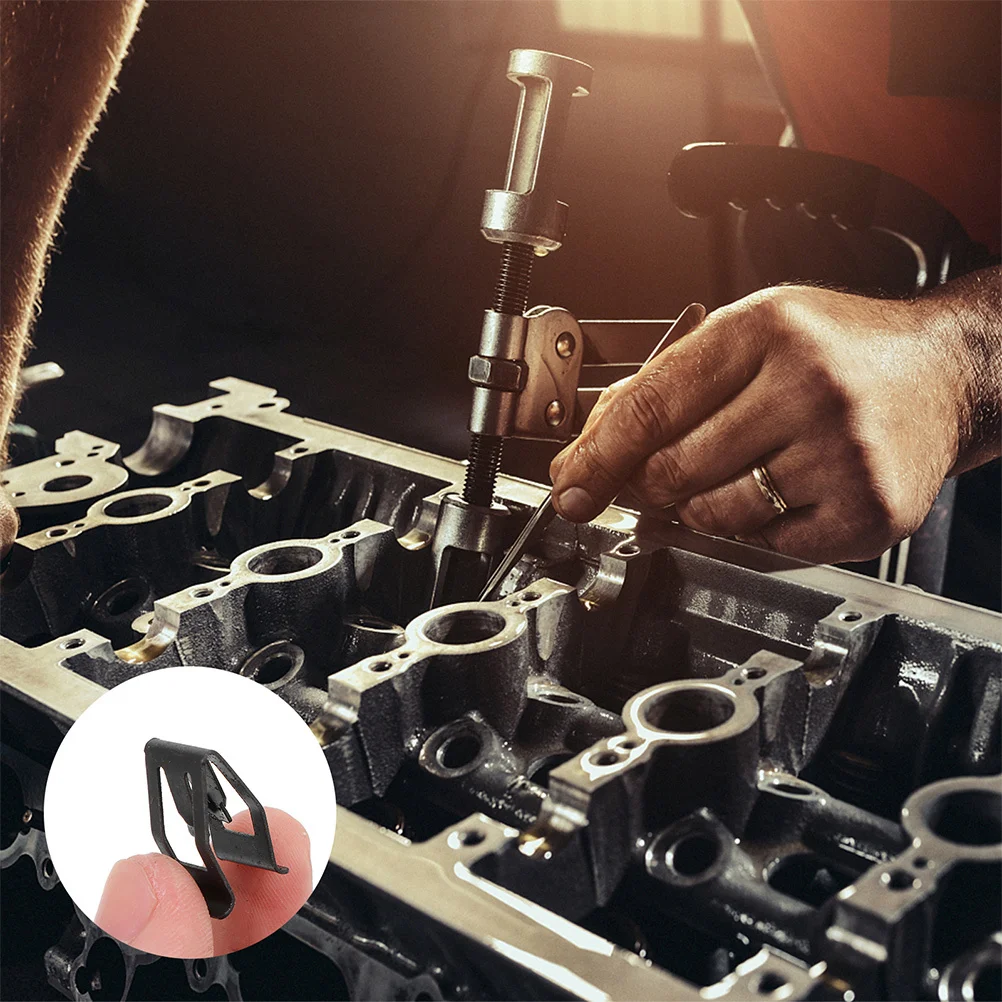 

80Pcs Dashboard Clips Metal Auto Console Retainers Front Console Trim Body Panel Bumper Trim Fasteners