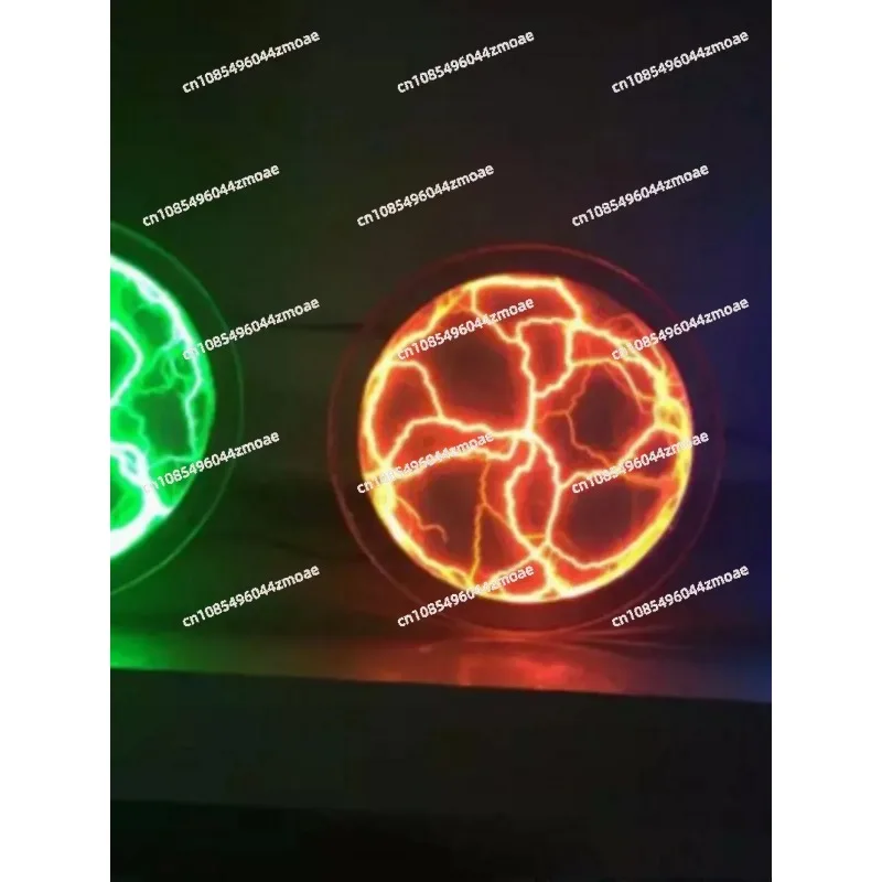 Battery Flash Disc 2.5 Inch Voice-activated Lamp Disc Auxiliary Lamp Cool Ornament Night Running Lamp Carry