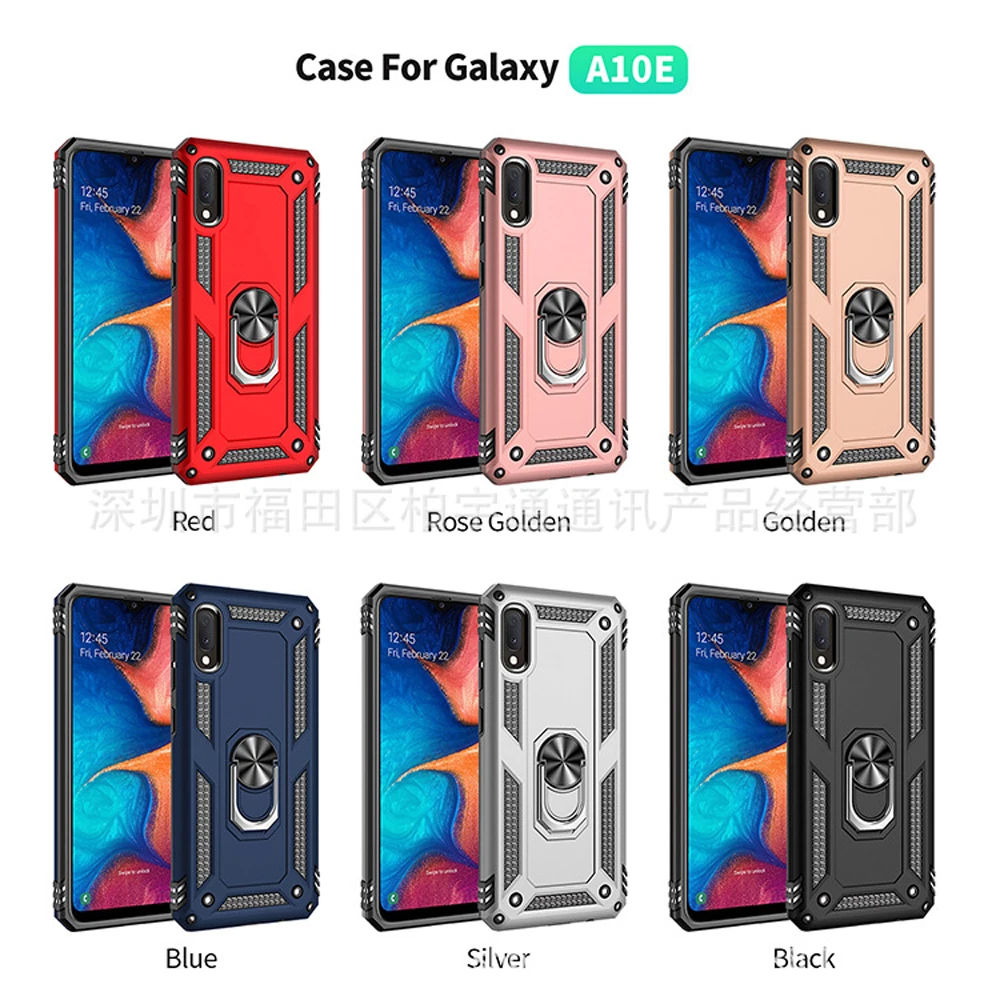 100x For Samsung Galaxy A20e A70 A50 A40 A30 A20 A10 Case Kickstand Armor Cover For Samsung A80 A90 A50 A70 M40 M20 Magnet cases