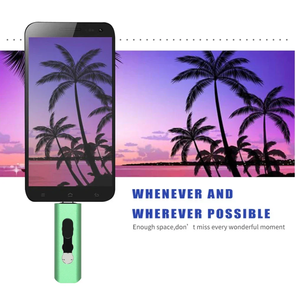 New 2 IN 1 Type-C Pen Drive 2.0 128GB usb Memory Stick 64GB Pendrive U Disk for Android Phone/PC flash drive cle usb original