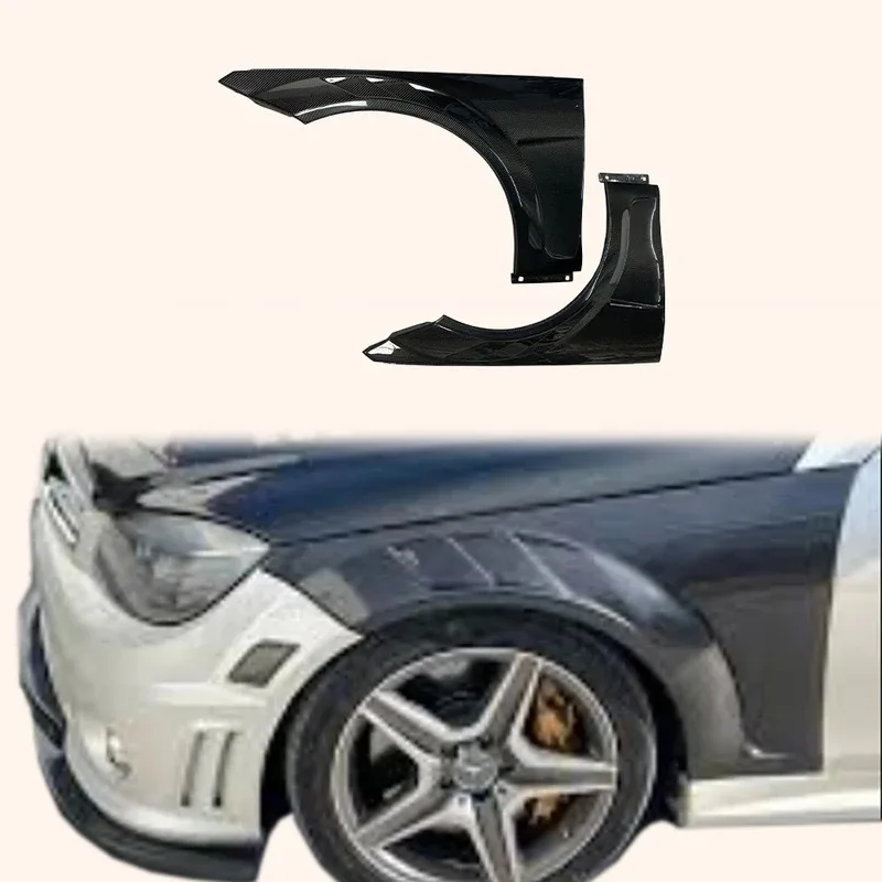 

For C Class W204 C63 (On) 4 Door 08-14 ADL Style Vented Carbon Front Fender