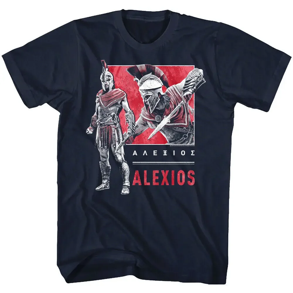 Assassin Odyssey Alexios Armor Spartan Warrior Camiseta. Camisetas casuales de manga corta 100% algodón talla superior suelta S-3XL