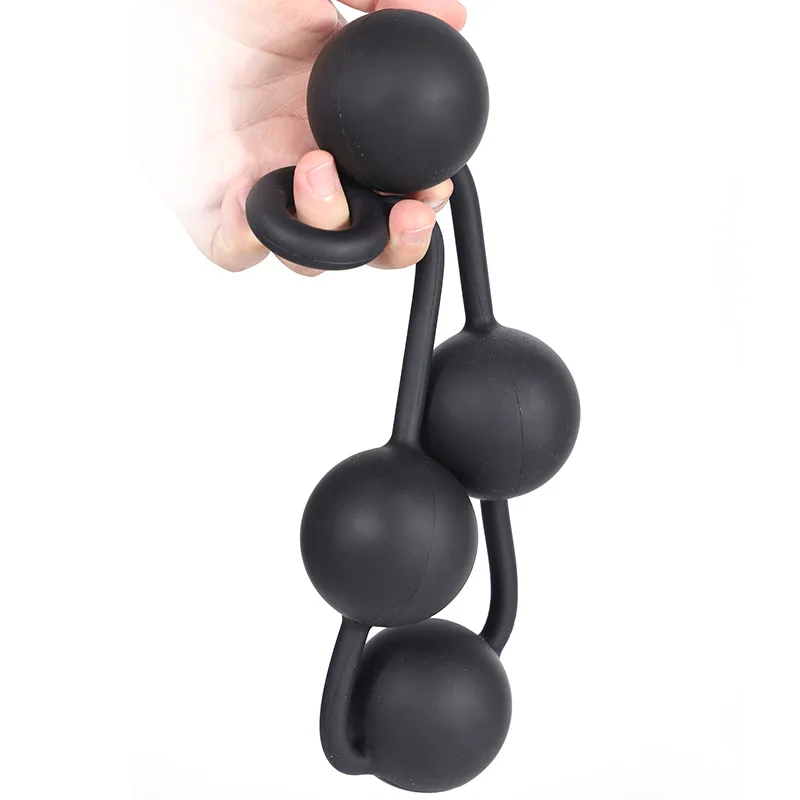 Super big 6 CM Anal Beads Anal Chain Plug Play Pull Ring Ball New 4 Sizes Masturbation Prostate Sex Toys For Woman Men Products