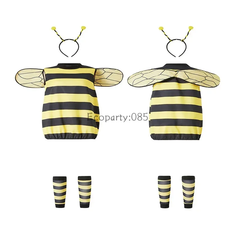 Halloween Bee Ladybug Volwassen Kinderen Cosplay Kostuums Vakantie Jurken Schattig Casual-Kind Kleding Voor Vrouwen 2023