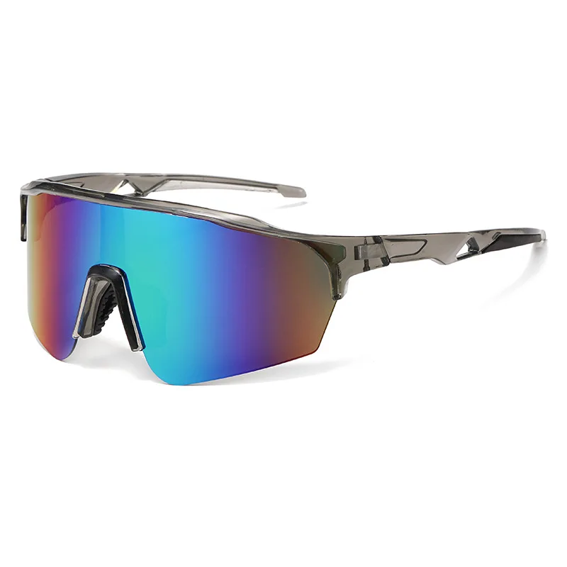 نظارات شمسية جديدة لركوب الدراجات في الهواء الطلق نظارات شمسية ملونة للجري مقاومة للرياح والأشعة فوق البنفسجية للرجال والنساء 9862 #3