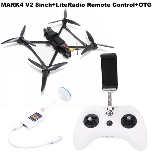 B-CUBE 7/8/9/10 zoll Rahmen V2 CRSF Remote ExpressLRS Flight Control 45/60A 4INI ESC Rack Drone FPV Carbon Fiber Racing Quadcopter