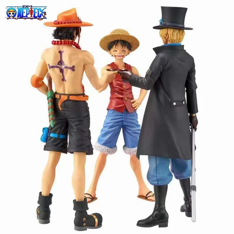 

Фигурка аниме Luffy Ace Sabo Three Brothers Sworn Wine из ПВХ, 20 см