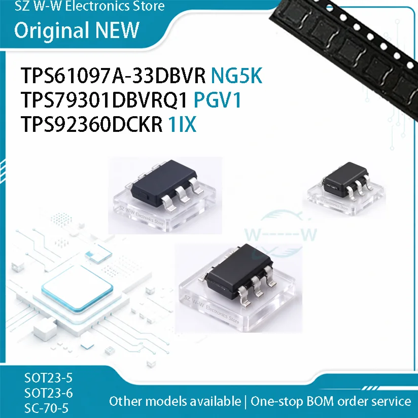 10-50PCS) TPS61097A-33DBVR NG5K TPS79301DBVRQ1 PGV1 TPS92360DCKR 1IX TPS61097A-33 TPS61097A TPS79301 TPS92360 ic chip