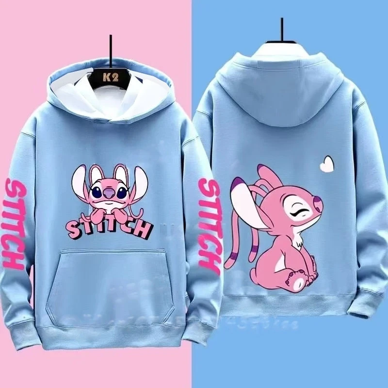 ديزني مضحك أنيمي الخريف الشتاء الرجال النساء هوديي فتاة صبي ليلو وستيتش البلوز مانغا ثلاثية الأبعاد كبيرة الحجم للجنسين البلوز هوديس