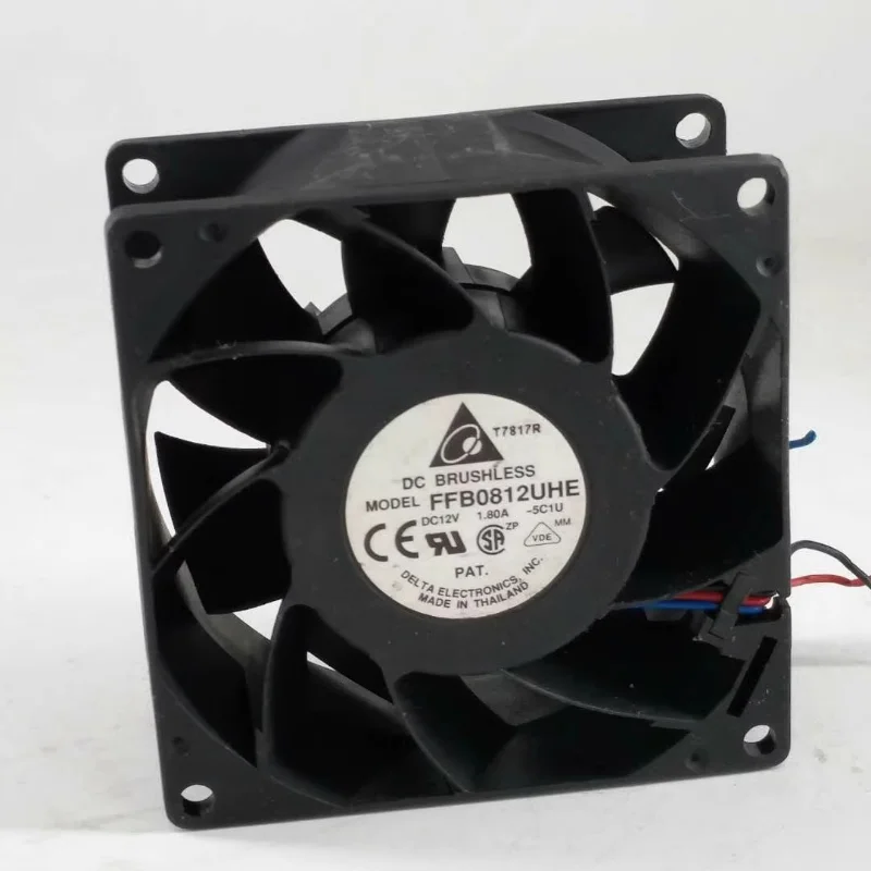 New CPU Fan for DELTA FFB0812UHE 12V 1.8A 8CM High Air Volume Violent Fan 8038 Cooling Fan 80*80*38MM