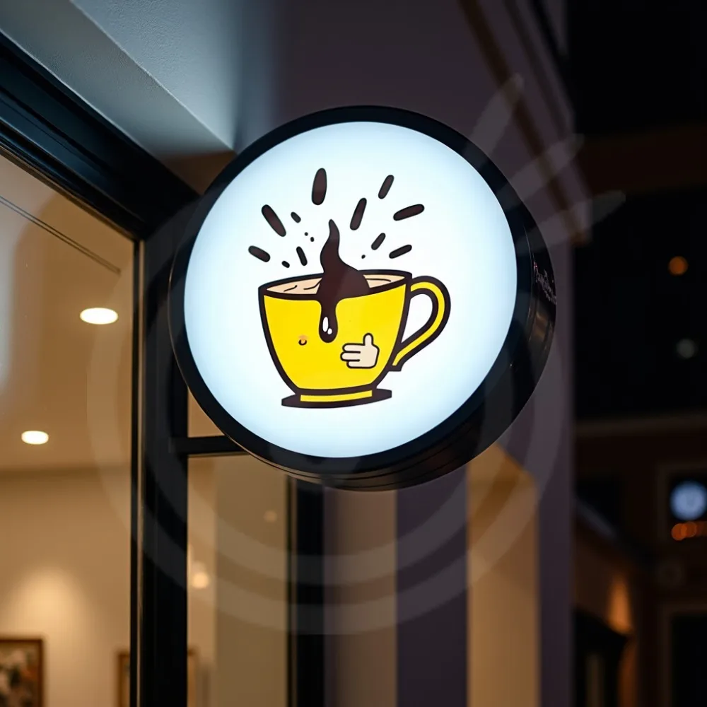 

Custom Waterproof LED Light Box for Outdoor Business Signage Durable Acrylic Double Sided Storefront Sign