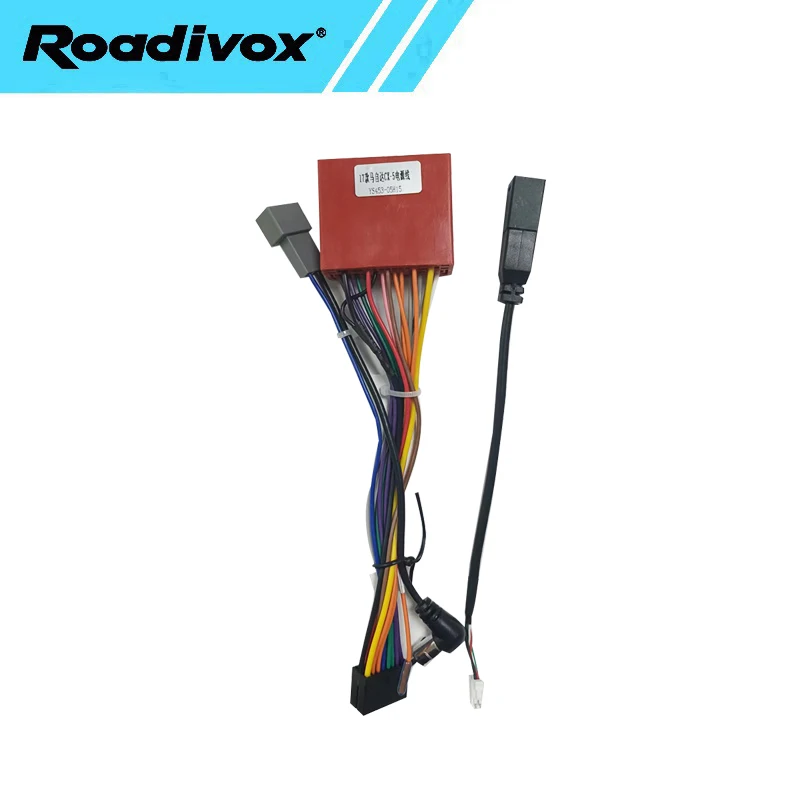 Car Radio Wire Harness Power Adapter For Mazda 2 3 6 ruiyi bt-50 16pin Android Stereo Video GPS Multimedia ISO Cable Connector